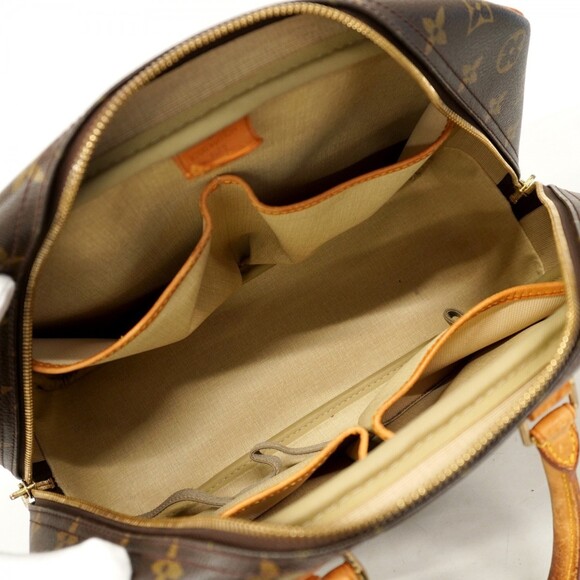 Louis Vuitton Monogram Deauville Handbag M47270 Brown Women's P1821173 - Picture 4 of 14